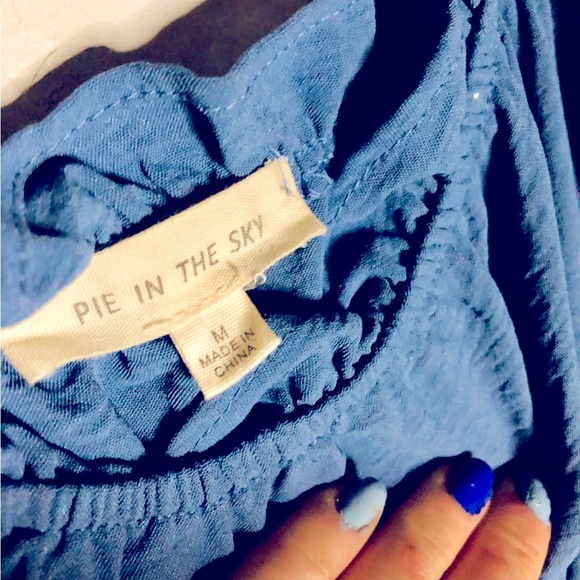 Pie in the sky wide leg flowy jumpsuit size medium - Picture 4 of 4